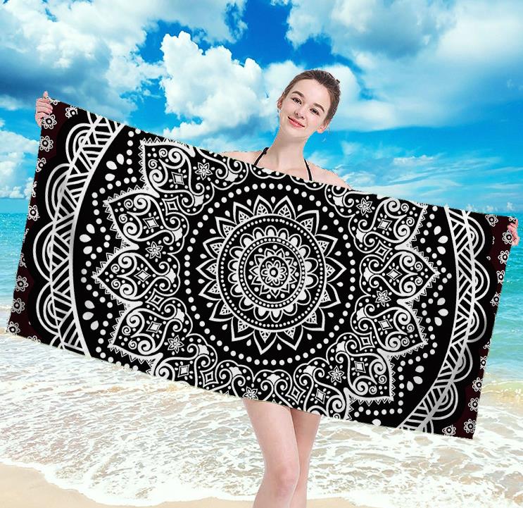 Summer cooling design  Travel Easy Dry Microfiber Beach Towel 