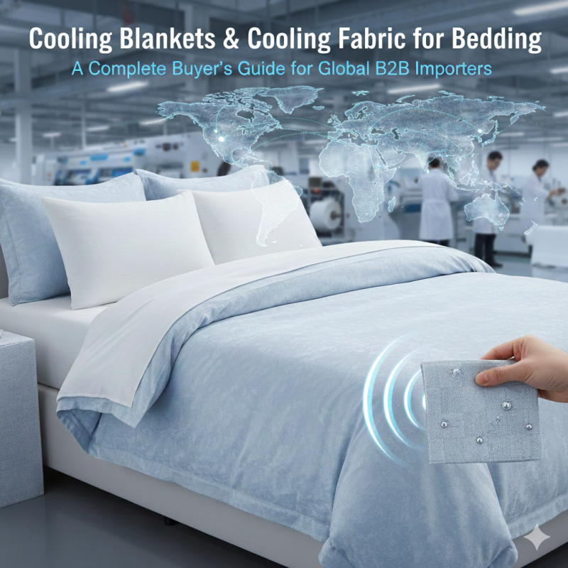 cooling fabric&cooling blankst for bedding